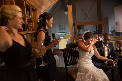 Wedding Toasts during the reception