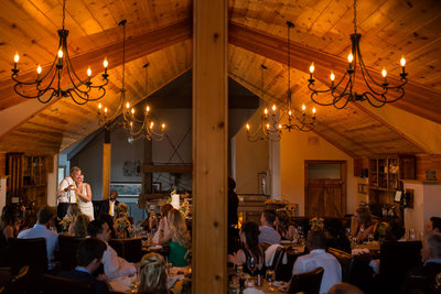 Wedding Reception Dinner Silverpick Lodge