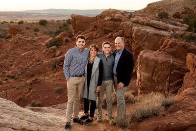 Desert Family Photo Albuquerque