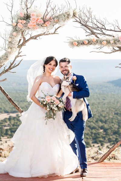 Blame Her Ranch Wedding Dogs