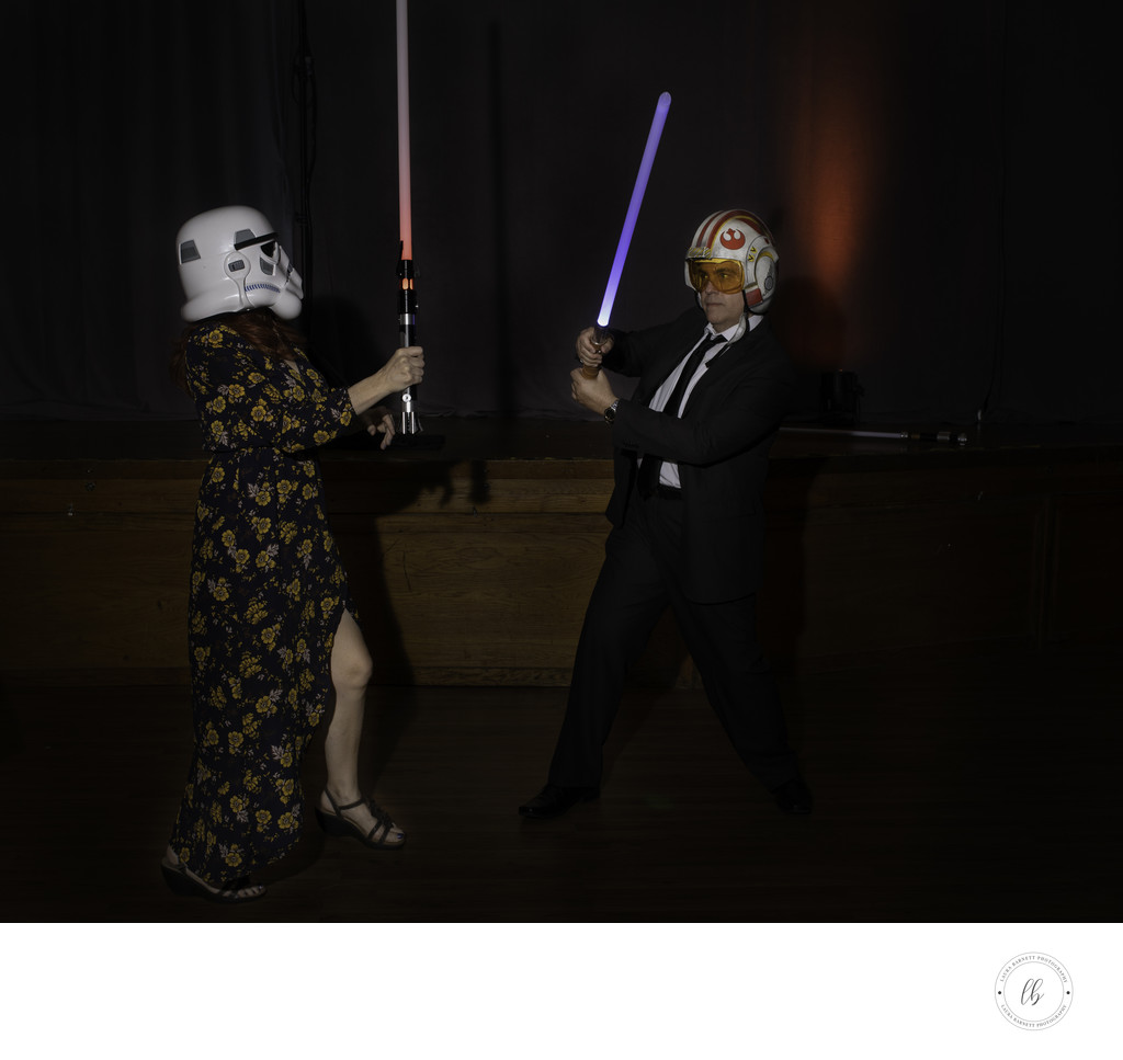 Las Vegas Wedding Star Wars Battle