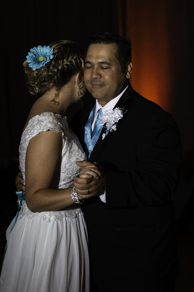 Las Vegas Wedding bride and groom dance