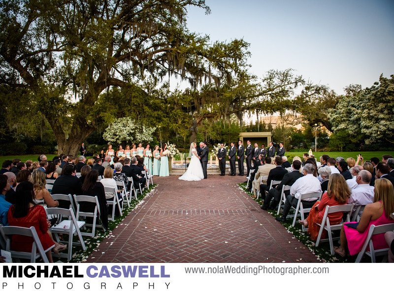 City Park Botanical Garden Wedding Ceremony