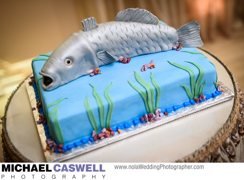 Fish Groom's Cake