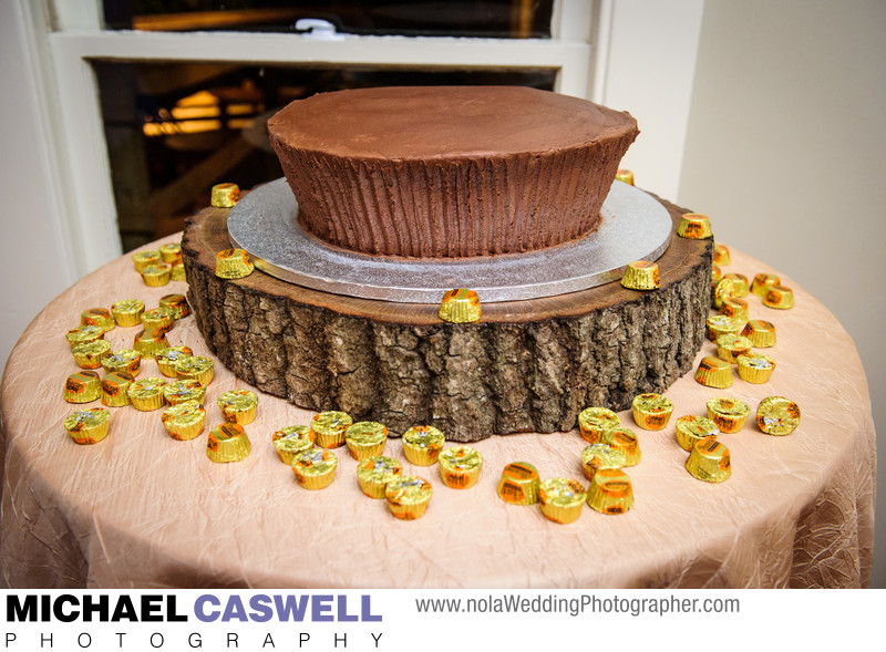 Reese's Peanut Butter Cup Groom's Cake
