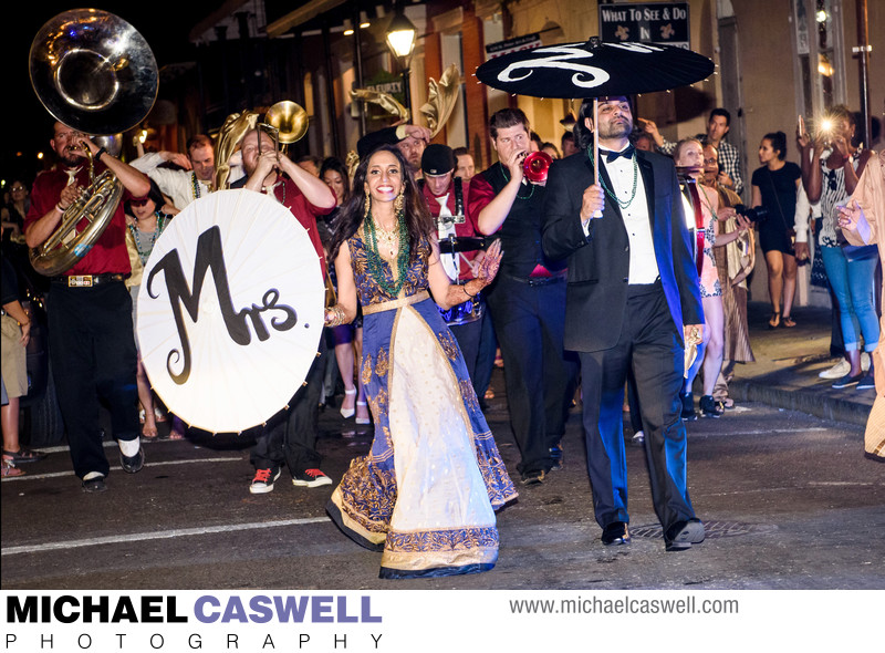 Indian Wedding Second Line Parade