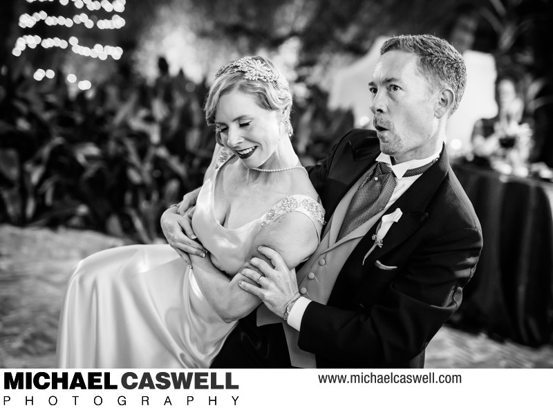 Bride and Groom First Dance at Montegut House