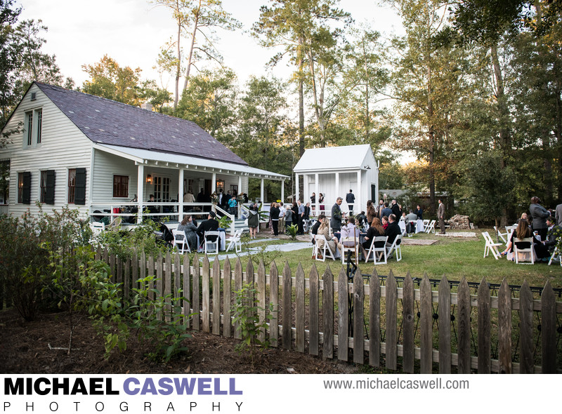 Reception at Lang House in Mandeville