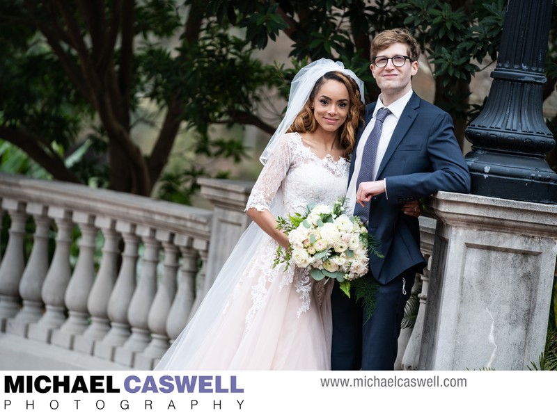 Bride and Groom in Audubon Park