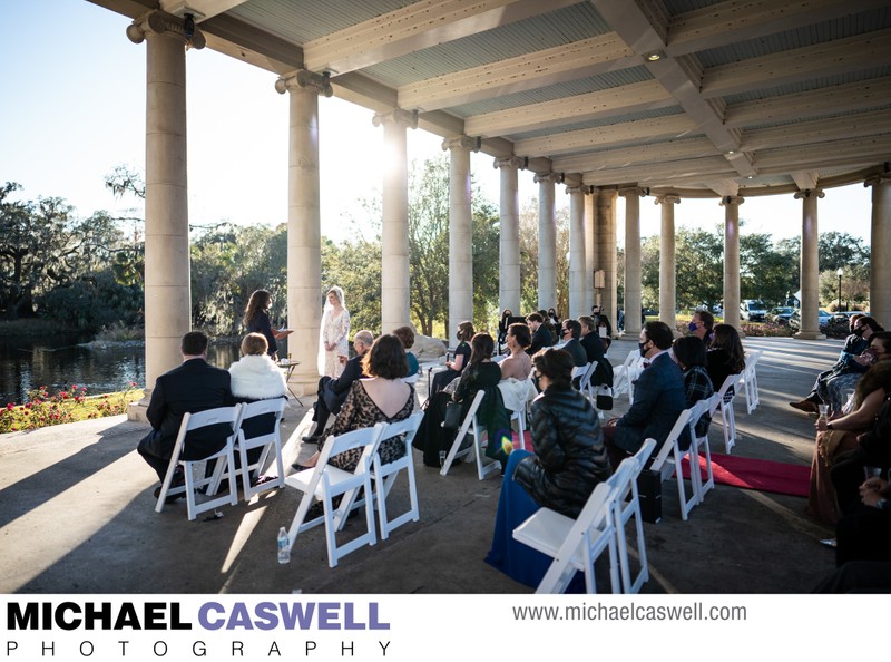 Peristyle Wedding Ceremony in City Park