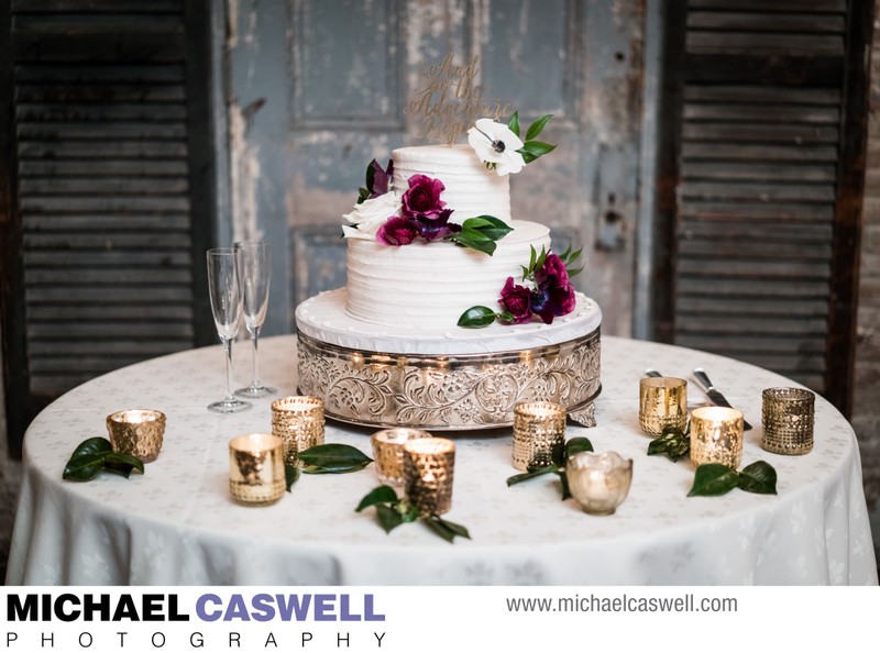 Swiss Confectionery Wedding Cake at Hotel Mazarin