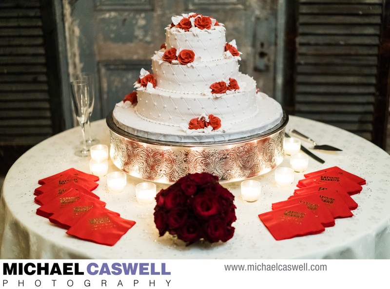 Swiss Confectionary Wedding Cake at Hotel Mazarin