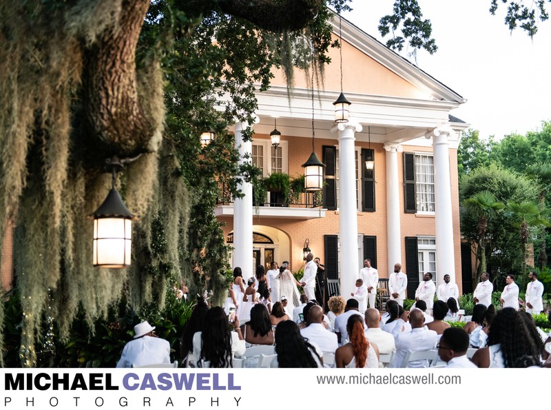 Wedding Ceremony at Southern Oaks