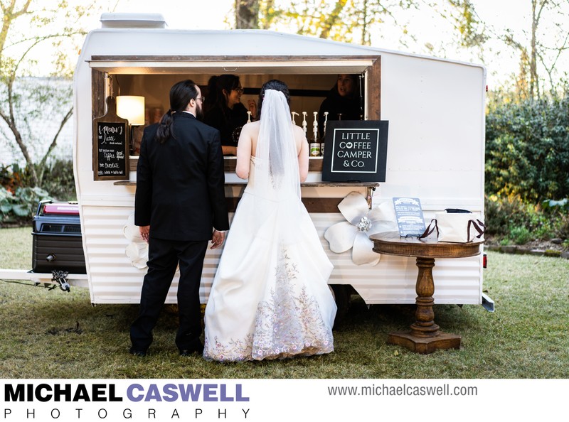 Little Coffee Camper at Wedding Reception