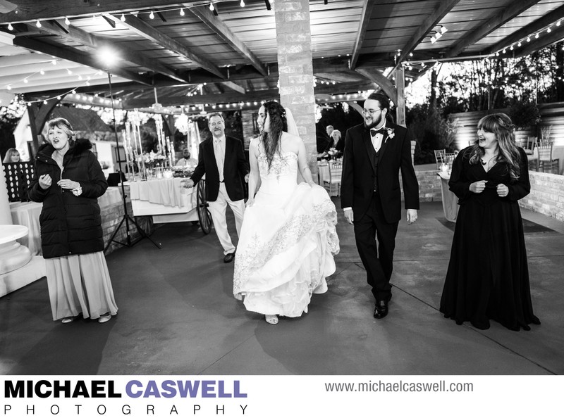 Couple and Guests Dance at Henry Smith House Reception