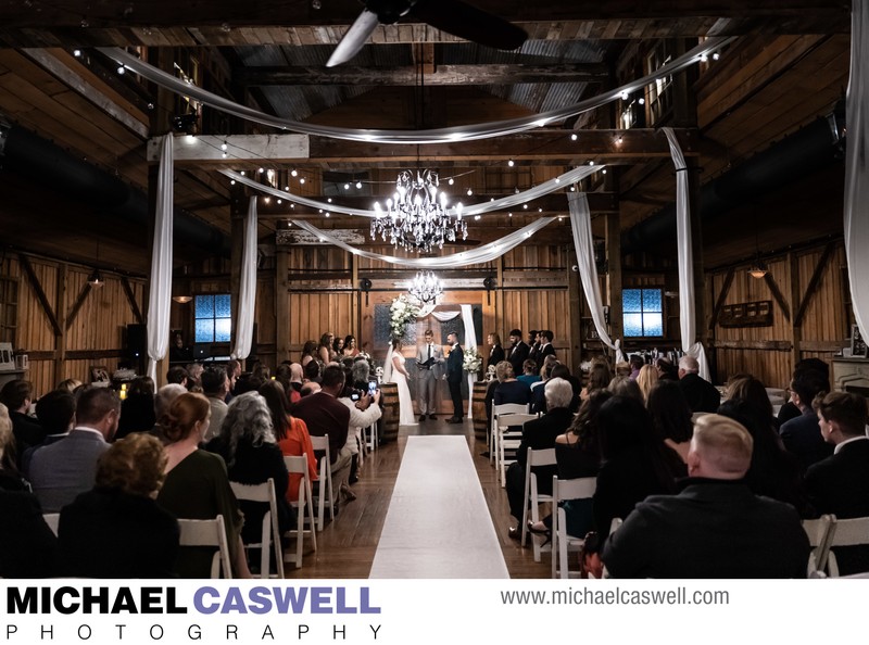 Wedding Ceremony at the Barn of Pearl River