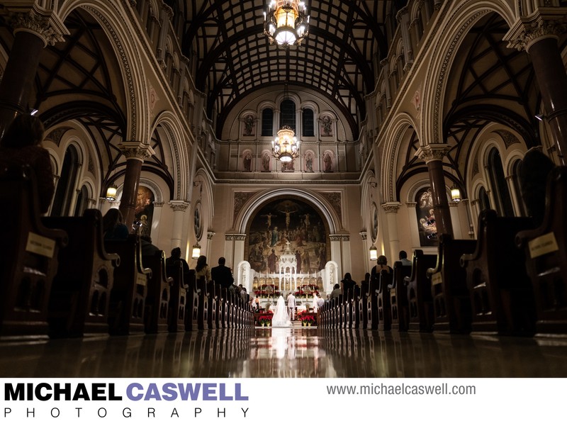 Wedding at St. Joseph Church in New Orleans