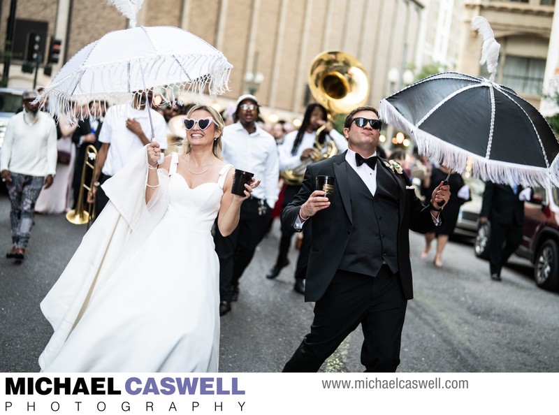 Second Line Parade to Capital on Baronne