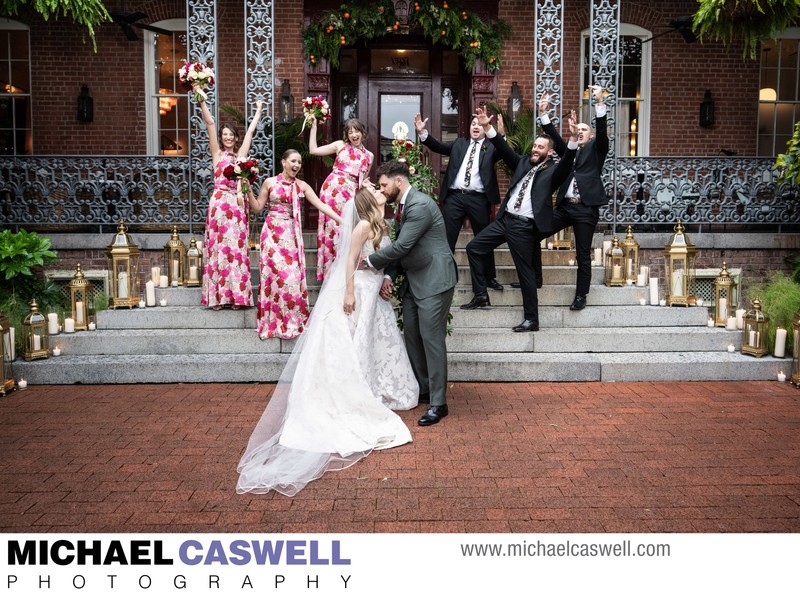 Wedding Party Portrait at Hotel St. Vincent