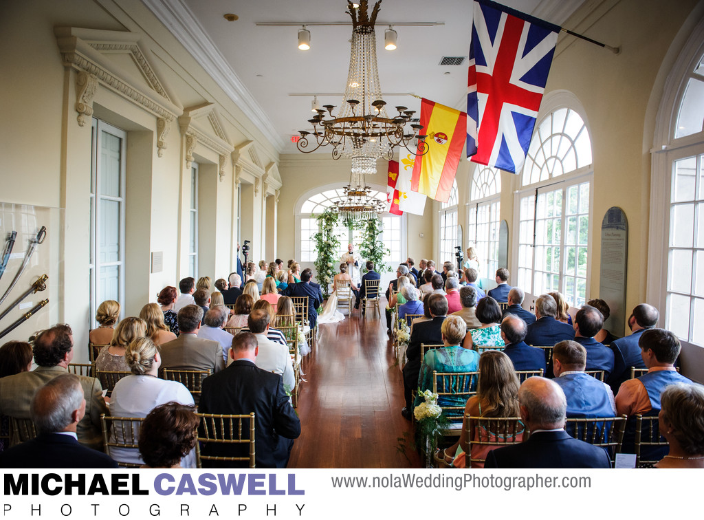 Wedding Ceremony at the Cabildo in New Orleans