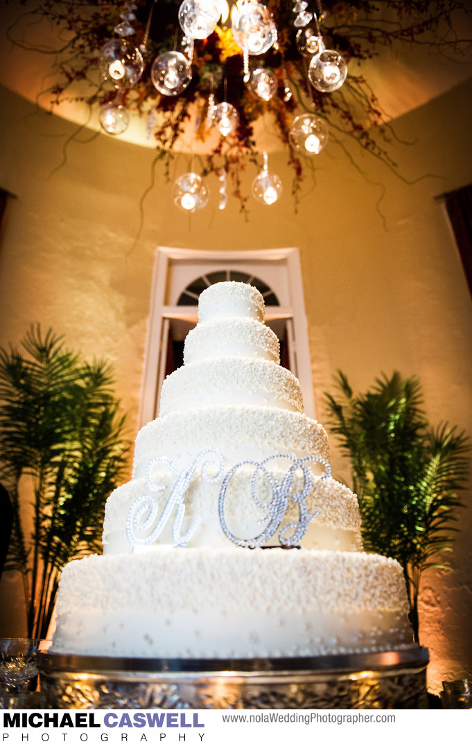  New  Orleans  Wedding  Cake  at Latrobes on Royal