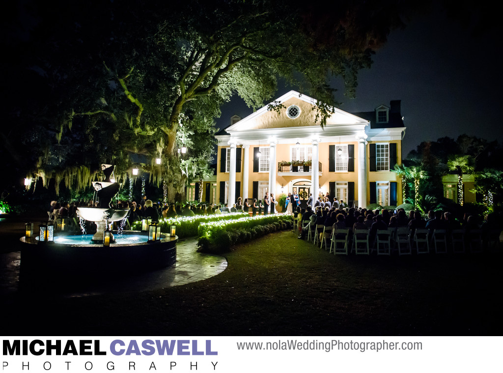 Southern Oaks New Orleans Wedding Ceremony