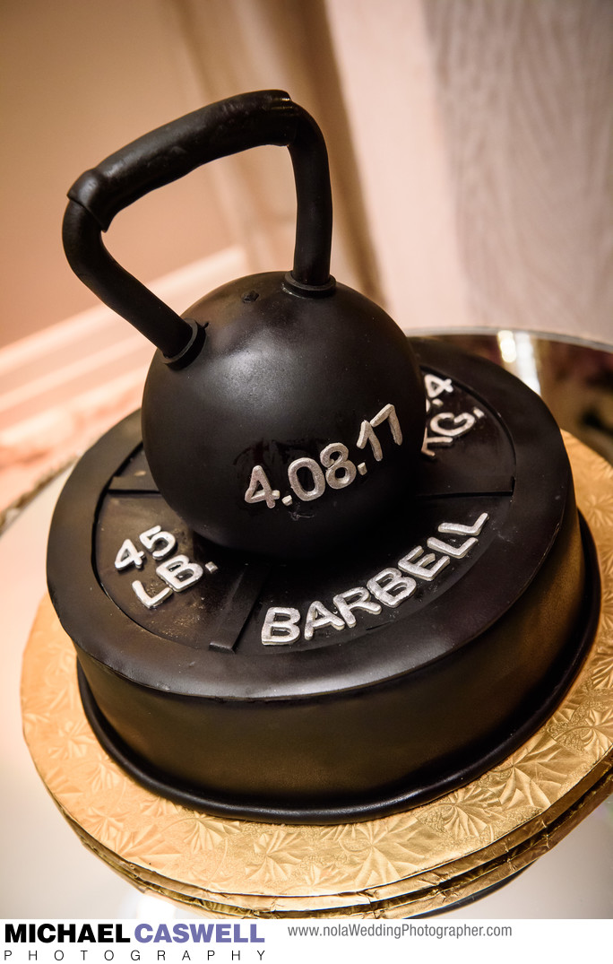 Barbell Crossfit Groom's Cake