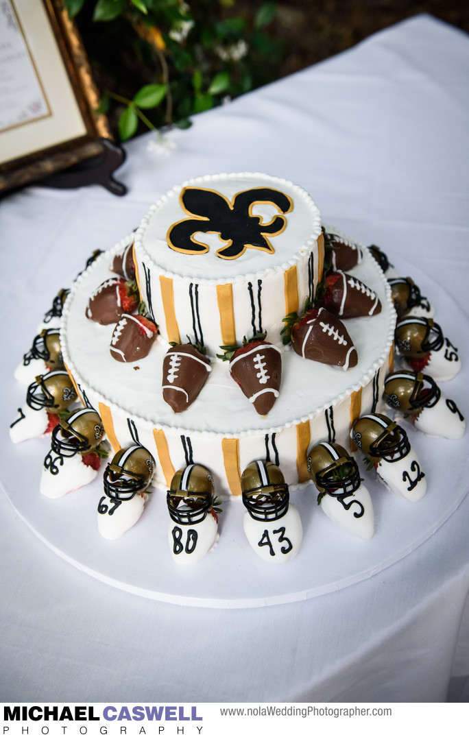 Football Stadium Groom's Cake