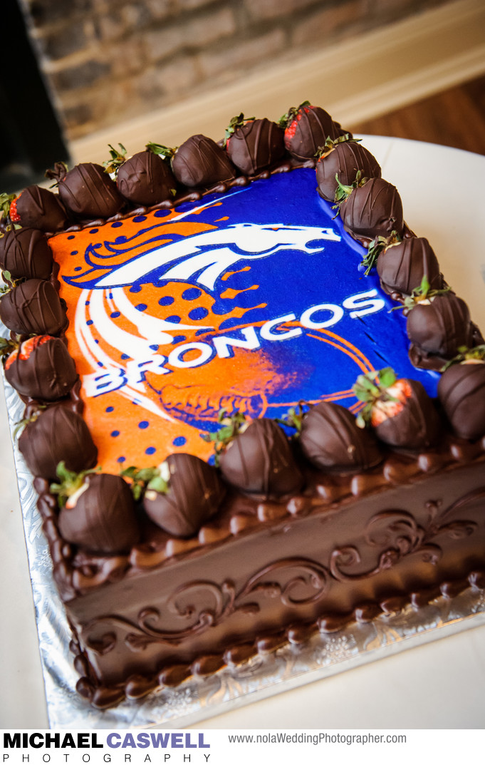 Denver Broncos Groom's Cake