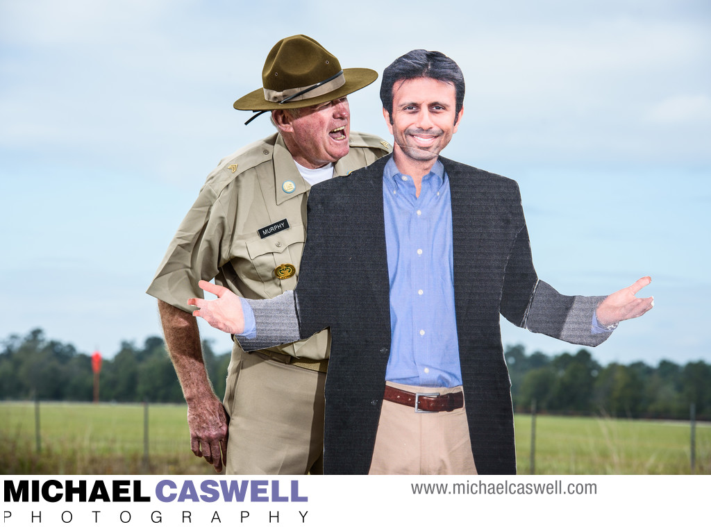 Louisiana political advertisement shoot