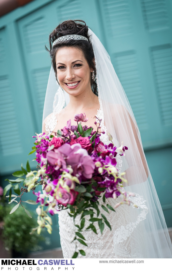 Bride at Marché Wedding Venue