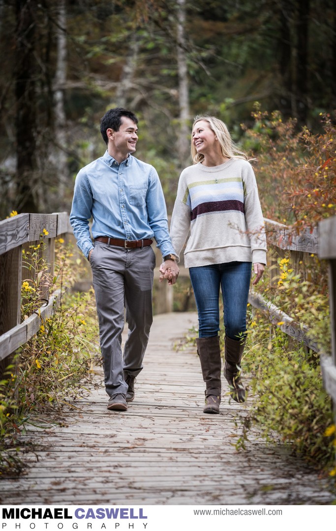 Lake Martin Cypress Island Engagement Portrait