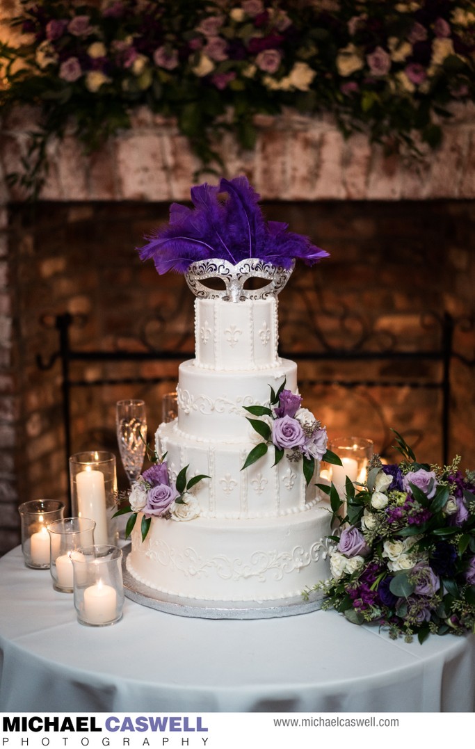 Royal Cakery Wedding Cake at Broussard's