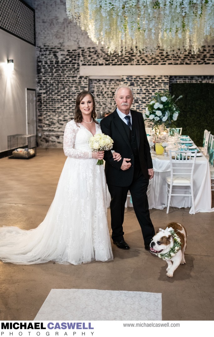Blanc & Brick Event Venue Wedding Processional