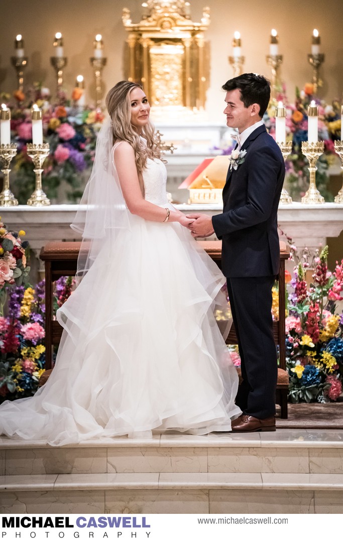 St. Genevieve Catholic Church Wedding in Lafayette