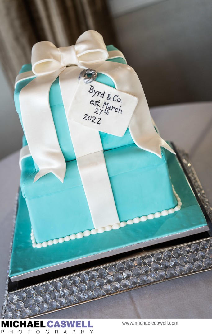 Tiffany & Co. Inspired Wedding Cake