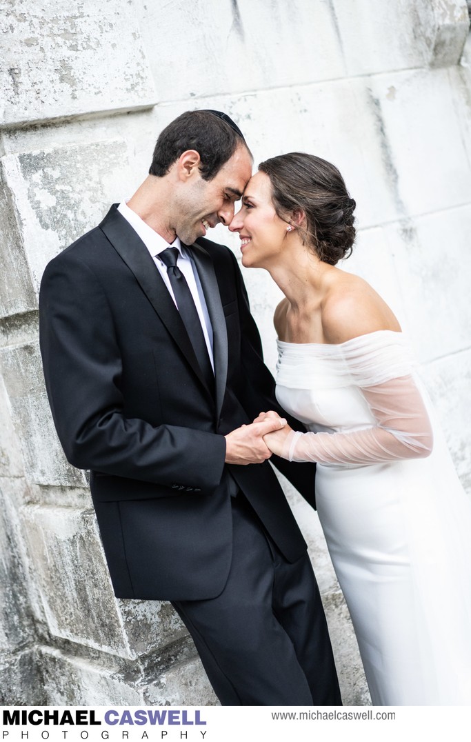 Bride and Groom Portrait at Marigny Opera House