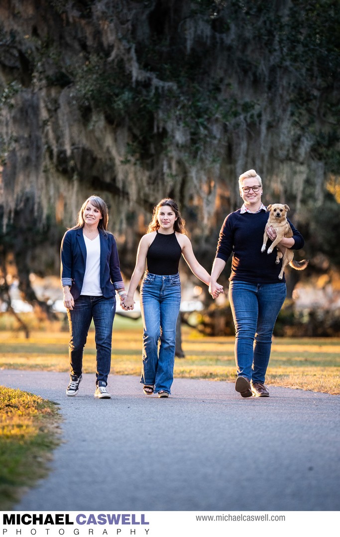 Family Portrait at Mandeville Lakefront