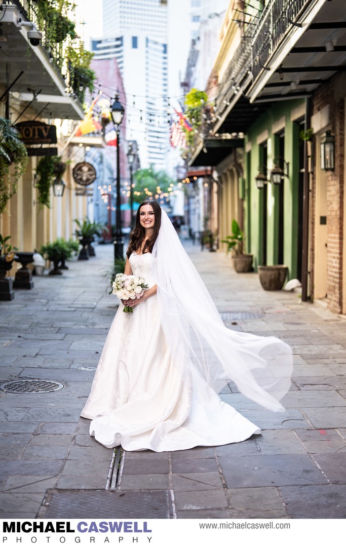Bride in Exchange Place