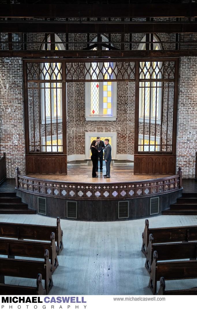 Elopement Ceremony at Felicity Church in New Orleans