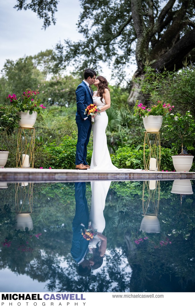 Portrait of Couple at Intimate Wedding in New Orleans