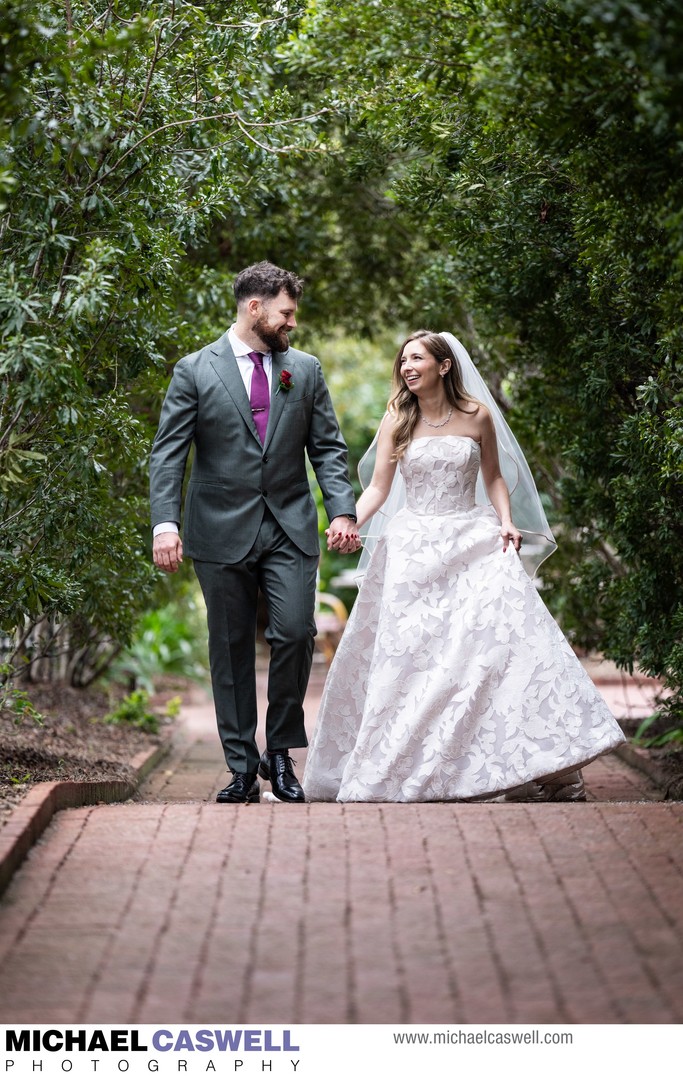 Bride and Groom Portrait at Hotel St. Vincent