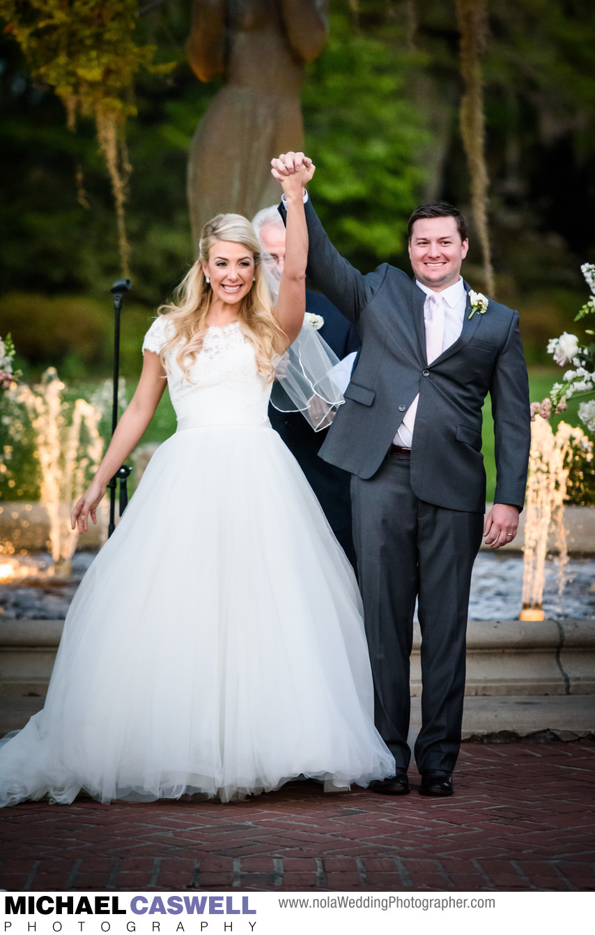 City Park Botanical Garden Wedding Ceremony