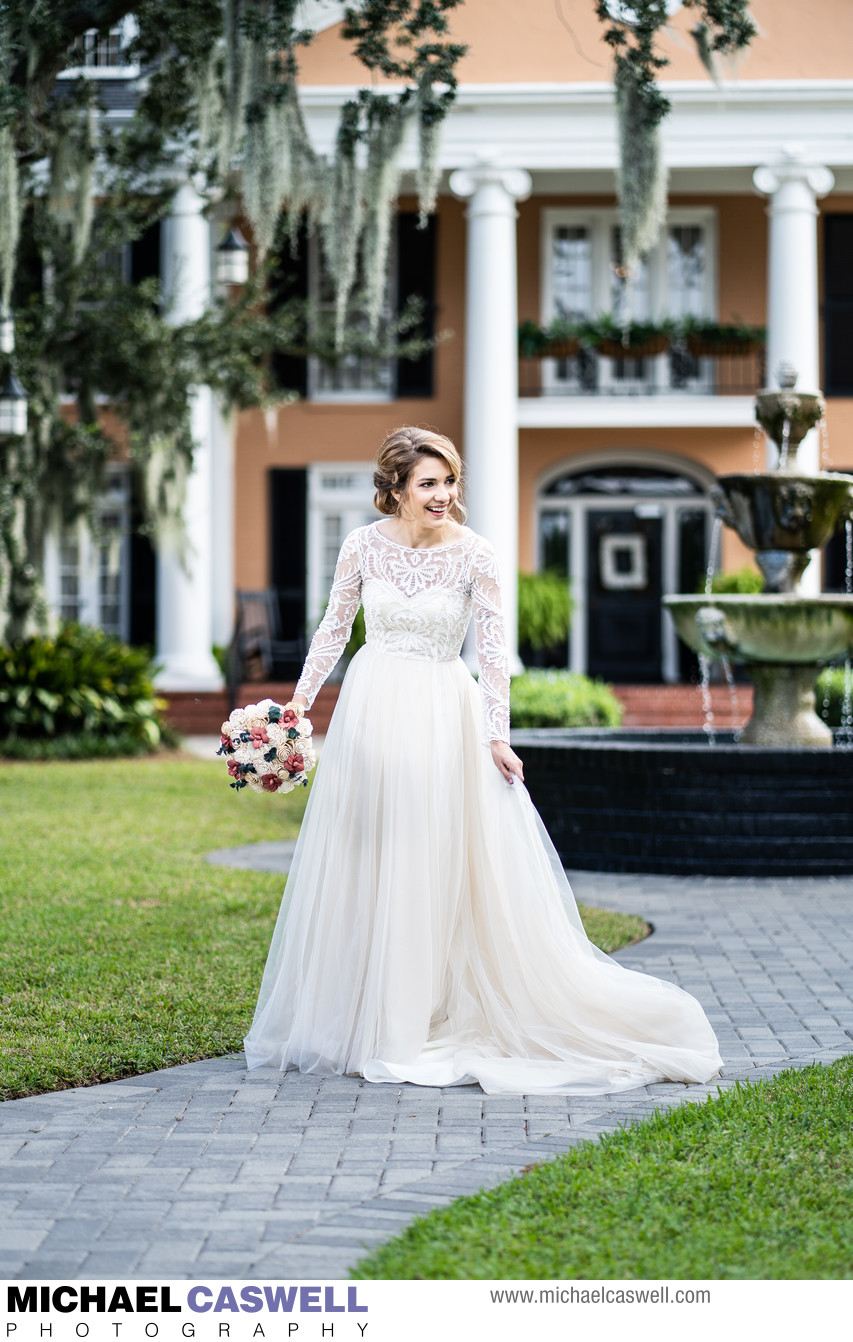 New Orleans Bridal Portrait at Southern Oaks