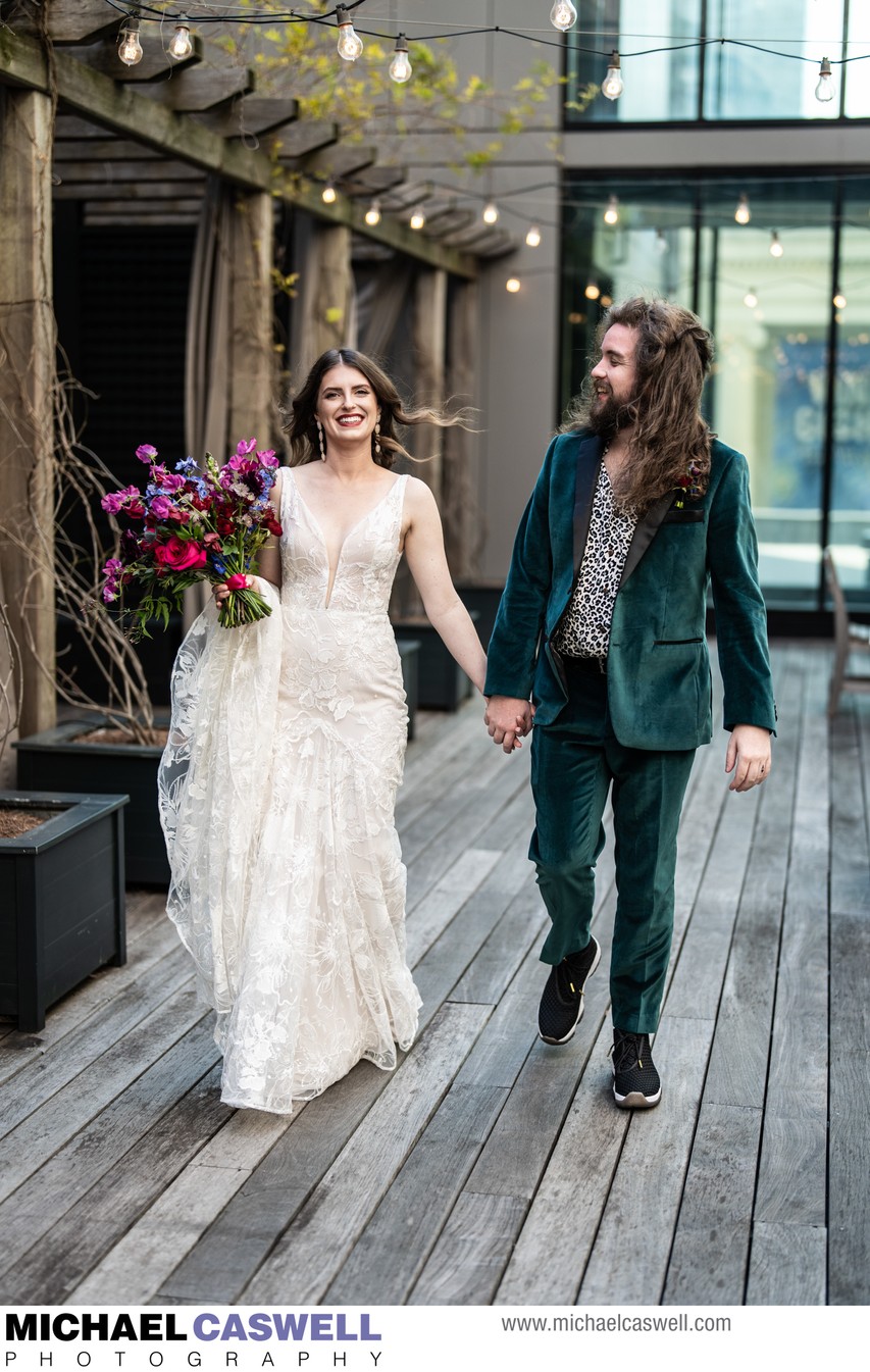 Portrait at The Barnett Hotel Wedding in New Orleans