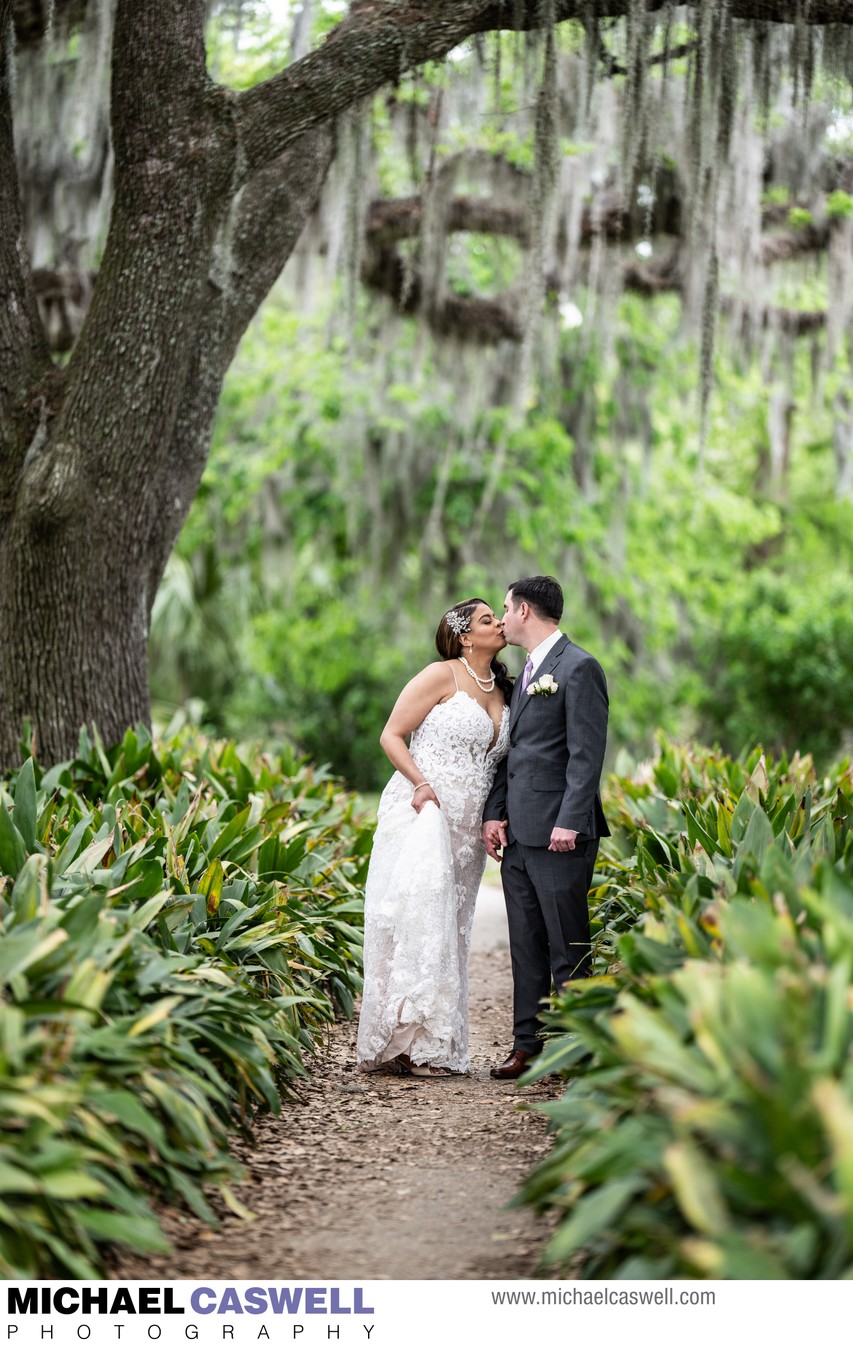 Wedding Day Portrait in New Orleans City Park
