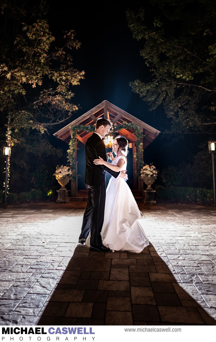 Bride and Groom at Greystone Wedding in Mandeville