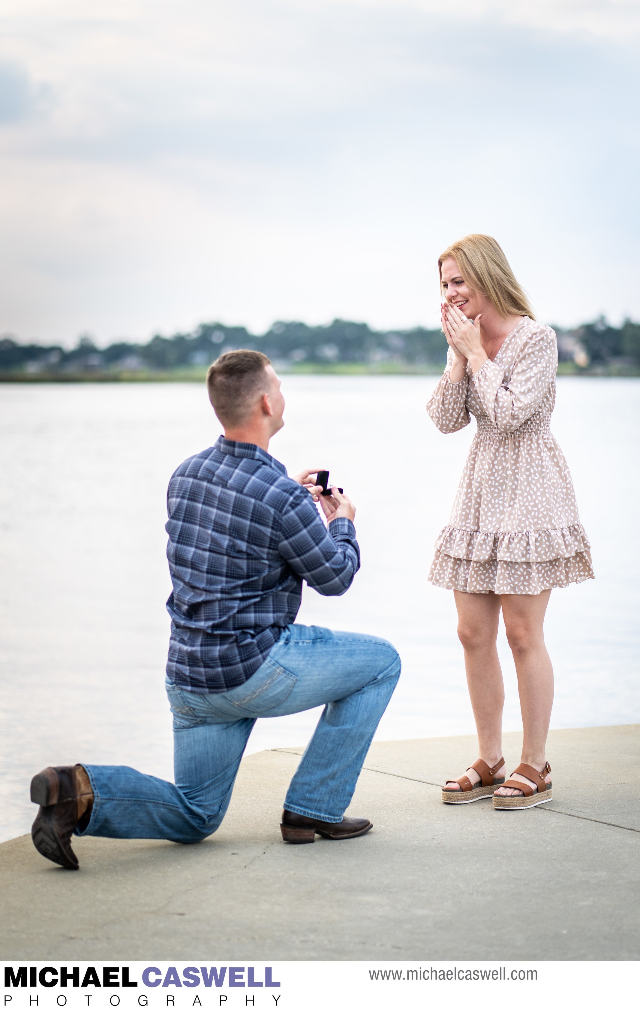 Mississippi Marriage Proposal Photography in Biloxi