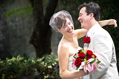 Bride and Groom Portrait Session in New Orleans