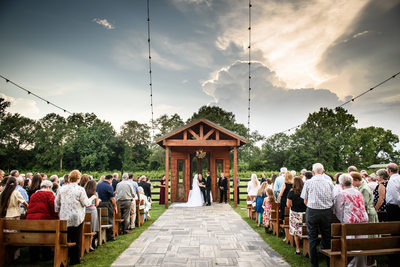 Berry Barn Outdoor Wedding Ceremony